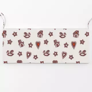 Bankauflage Lebkuchen allover