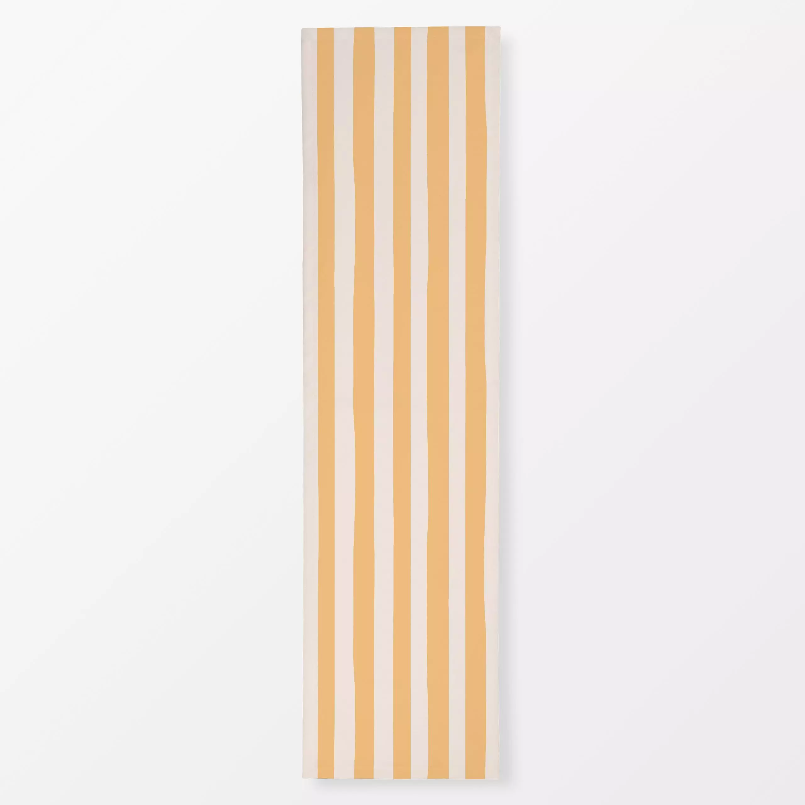 Tischläufer Streifen Orange & Weiß - Sommer, Symbole & Muster - von „Maren Gross "; Streifen, happyplace, Sommerhaus, Breite...