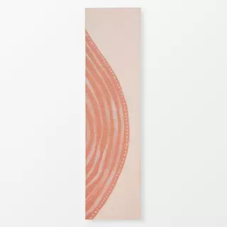 Tischläufer Pastel pink lines dots