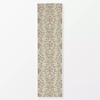 Tischläufer Vintage cottage florals beige