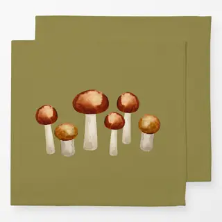 Servietten Wild Mushrooms