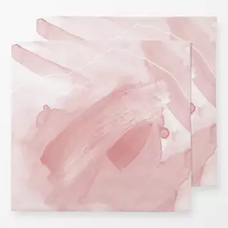 Servietten Brush strokes pink tones 2