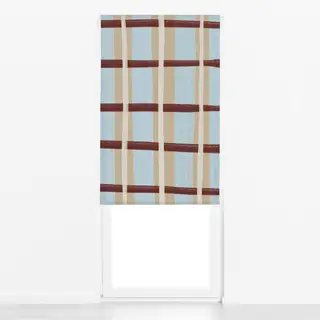 Raffrollo Mid Century Modern Checkered