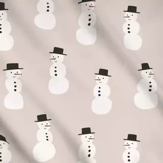 Meterware Snowman light brown