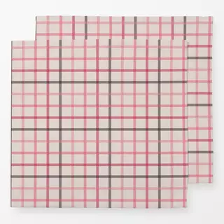 Servietten Viva Magenta & Pink Karos