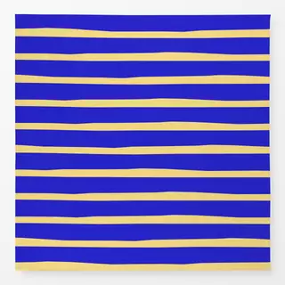 Tischdecke Bold stripes blue yellow