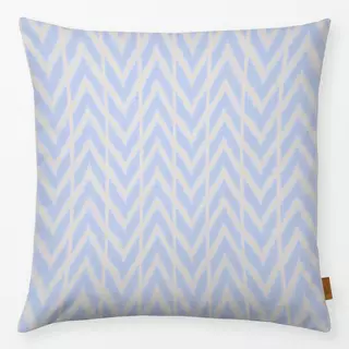 Kissen Zigzag Ikat Blue