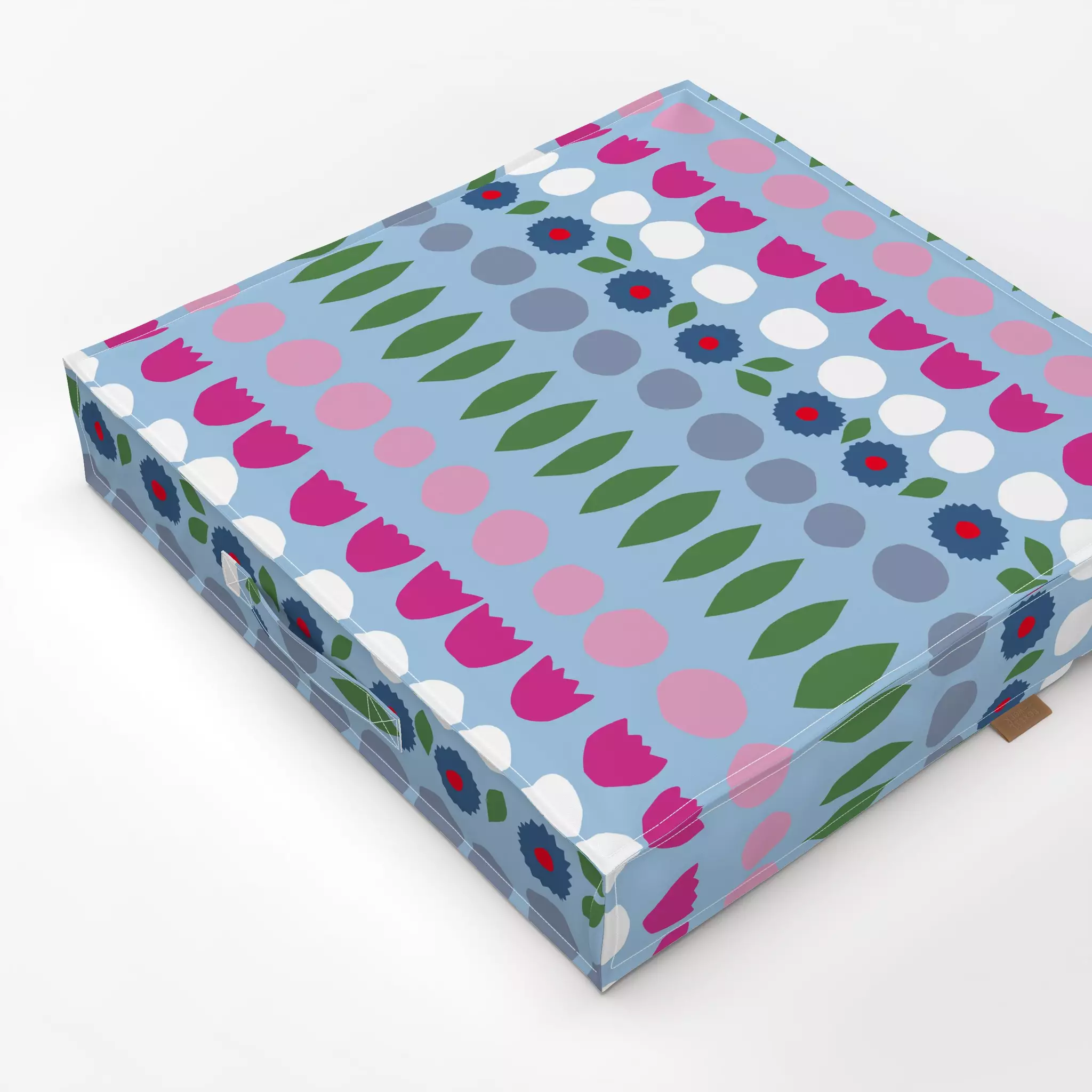 Bodenkissen Pattern Fleur hellblau Pattern Fleur hellblau
