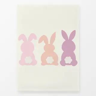 Geschirrtücher Hasen Pink Lila Pastell