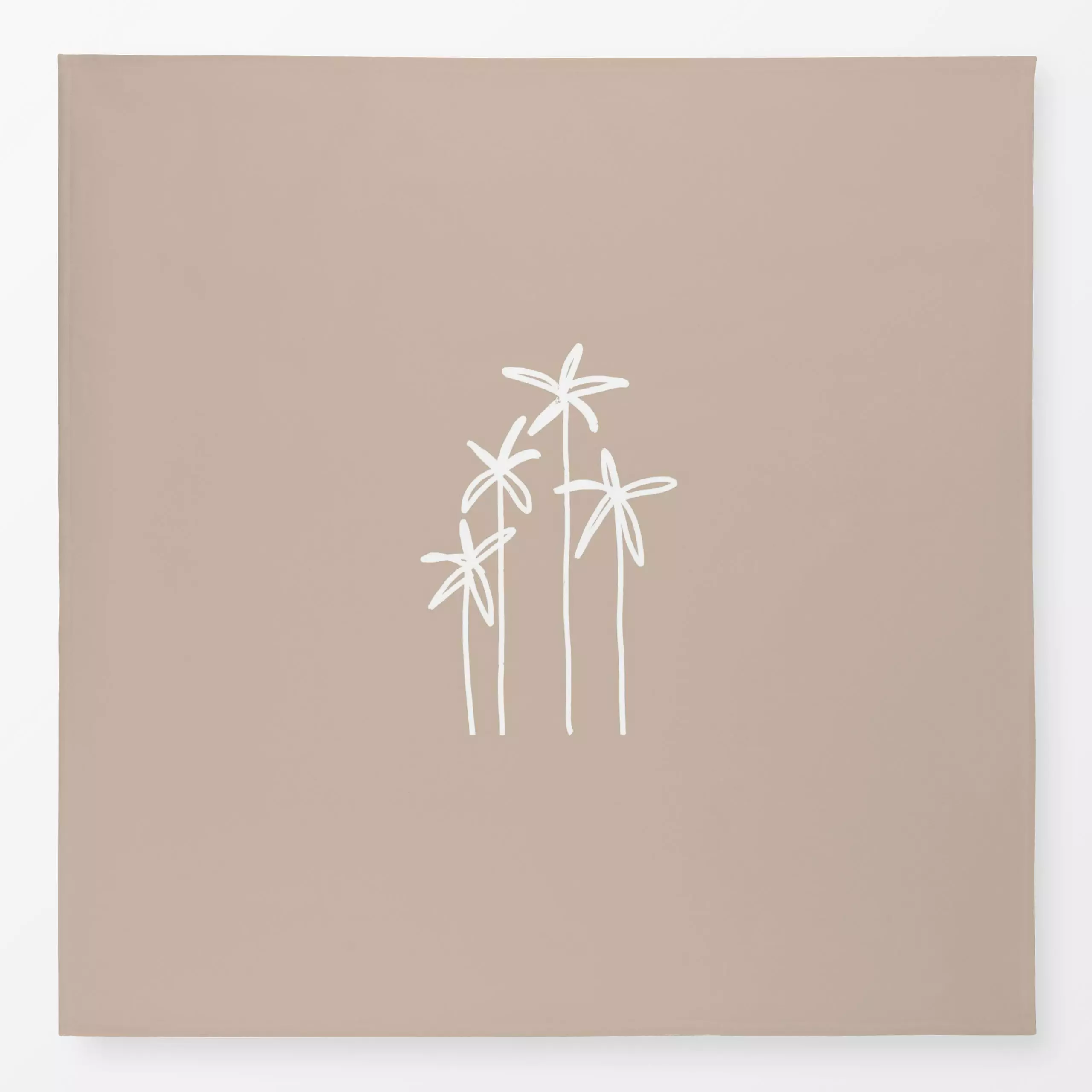 Tischdecke White Palm - Natur & Landschaft, Sommer - von „Kruth Design"; Palmen, Meer, Strand, Sonne, Sommer, schlicht, krut...