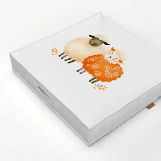 Bodenkissen Winterwolle und Schafgeplauder