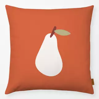 Kissen Pear Beige Red