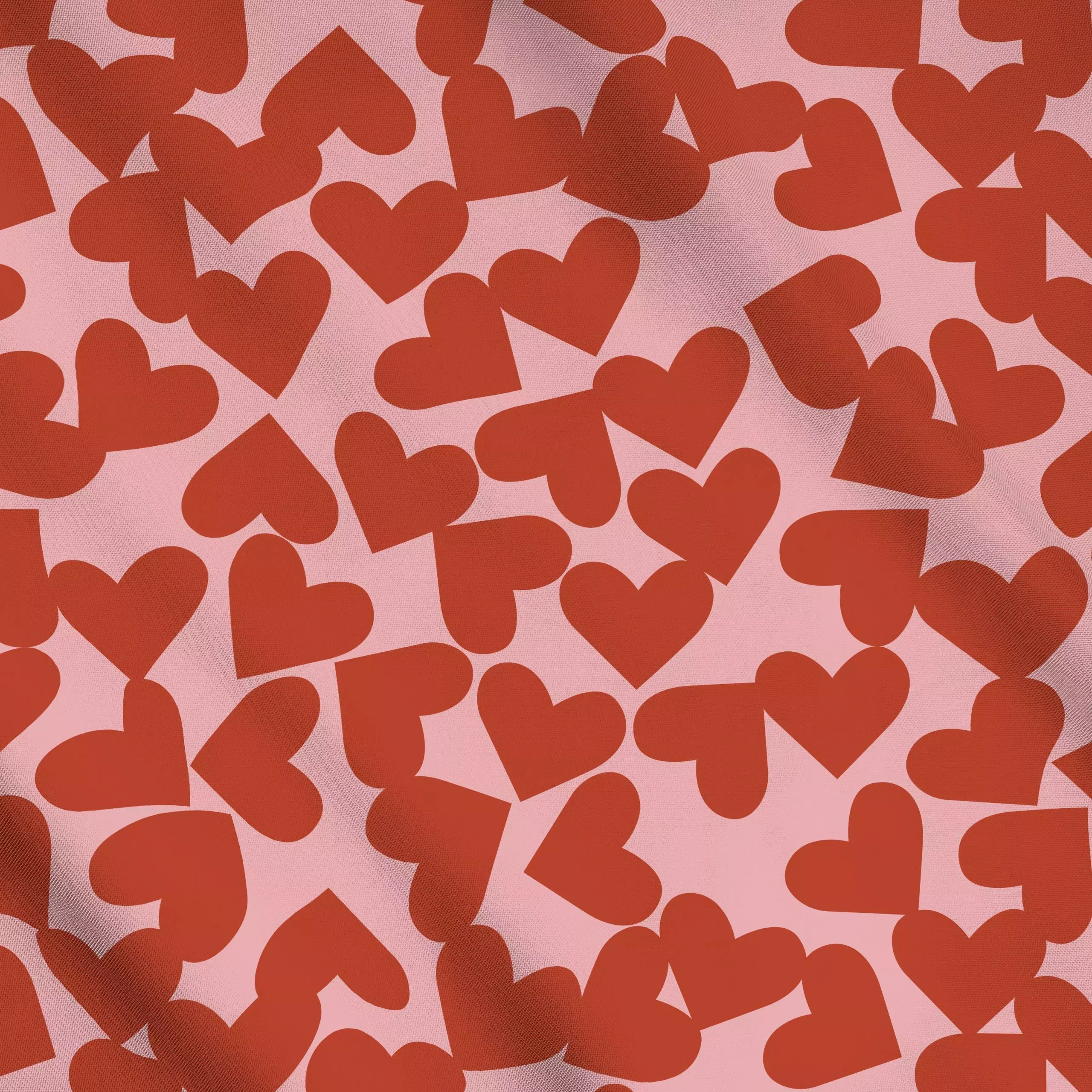 Meterware Magical Hearts Red - Weihnachten, Anlässe - von „Jana Driver"; rosa, Love, Herzen, Weihnachten, rot, christmas, he...