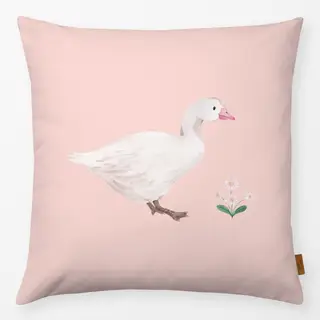 Kissen Süße Gans ogee rosa