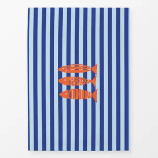 Geschirrtücher Small Fish on Stripes