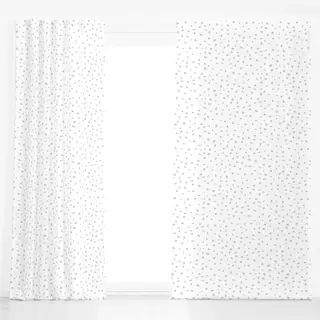 Dekovorhang Konfetti Punkte 5 Grau