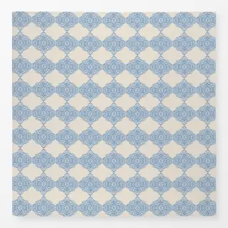 Tischdecke Ornament blue