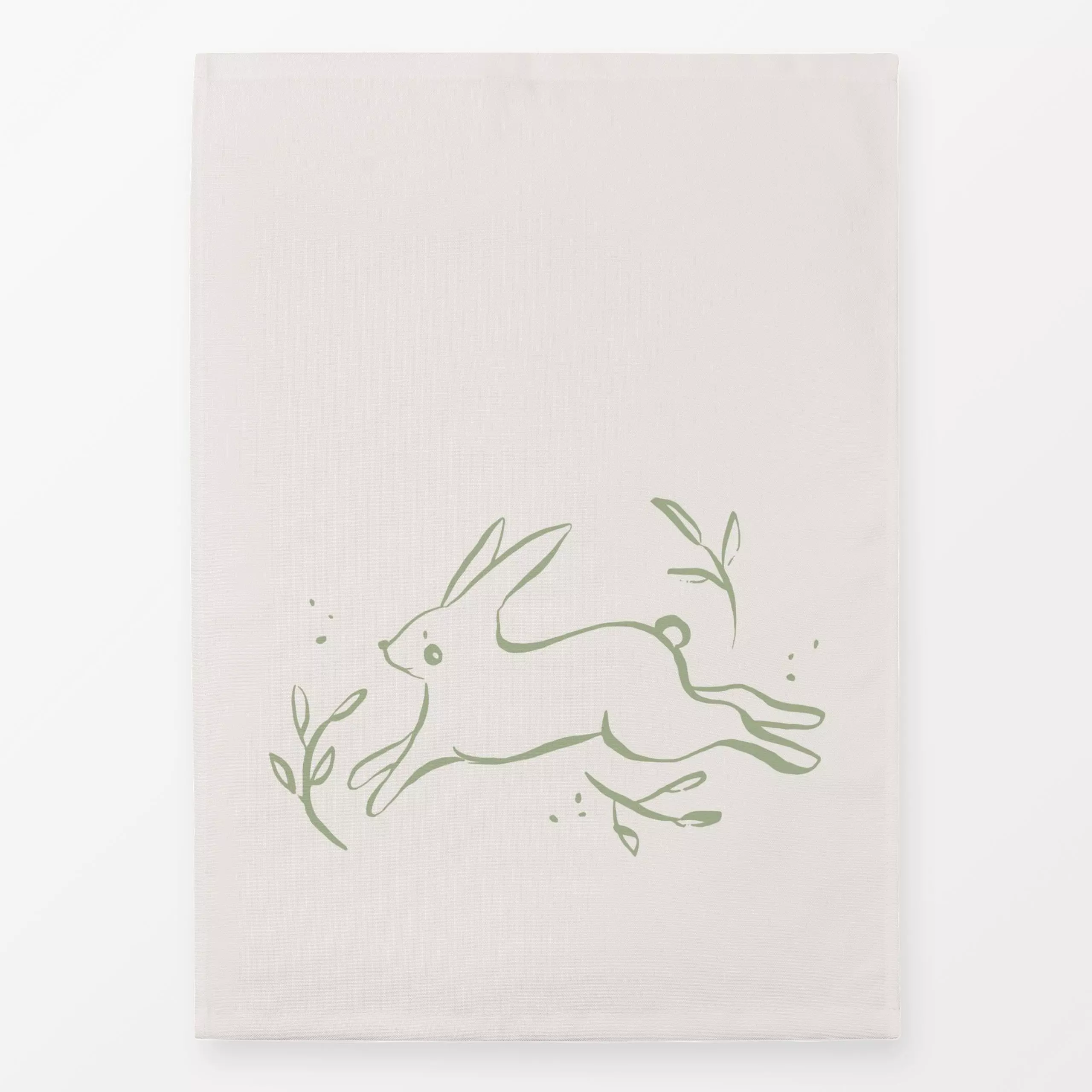 Geschirrtücher Spring Bunny - Frühling, Anlässe, Ostern - von „Kruth Design"; Hase, Ostern, Osterhase, geschenkidee, Osterne...