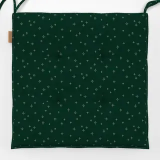 Sitzkissen Sparkling Stars pine green