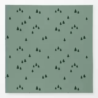 Tischdecke Wintertrees granite green