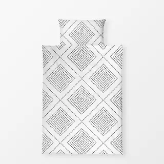 Bettwäsche Boho schwarz weiß