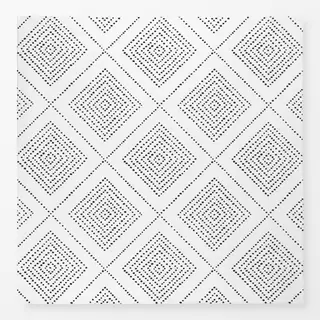 Tischdecke Boho schwarz weiß