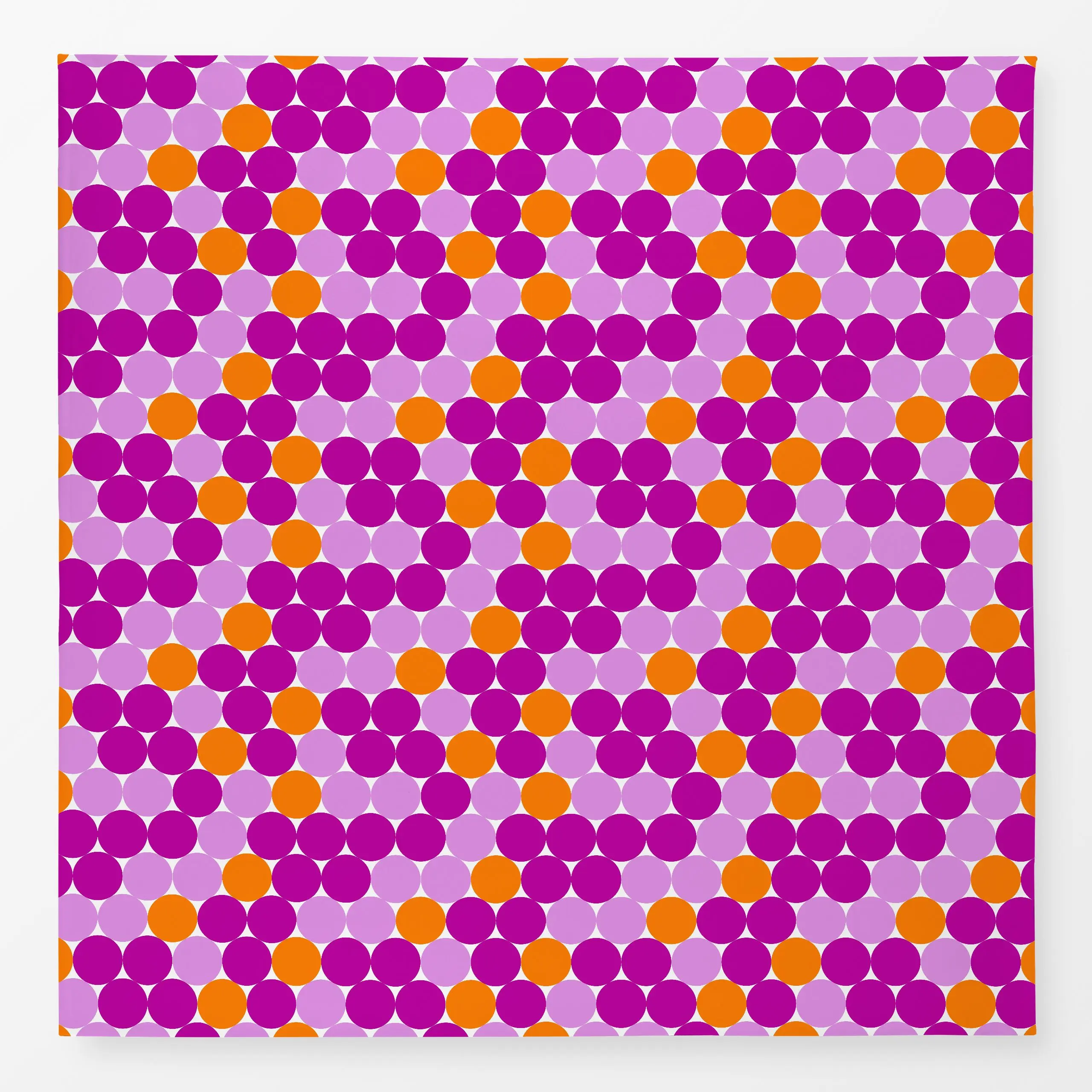 Tischdecke Punkte groß Pink Orange - Symbole & Muster - von „Sophie Augustin Illustration"; Muster, Kreise, grafisch, kreism...