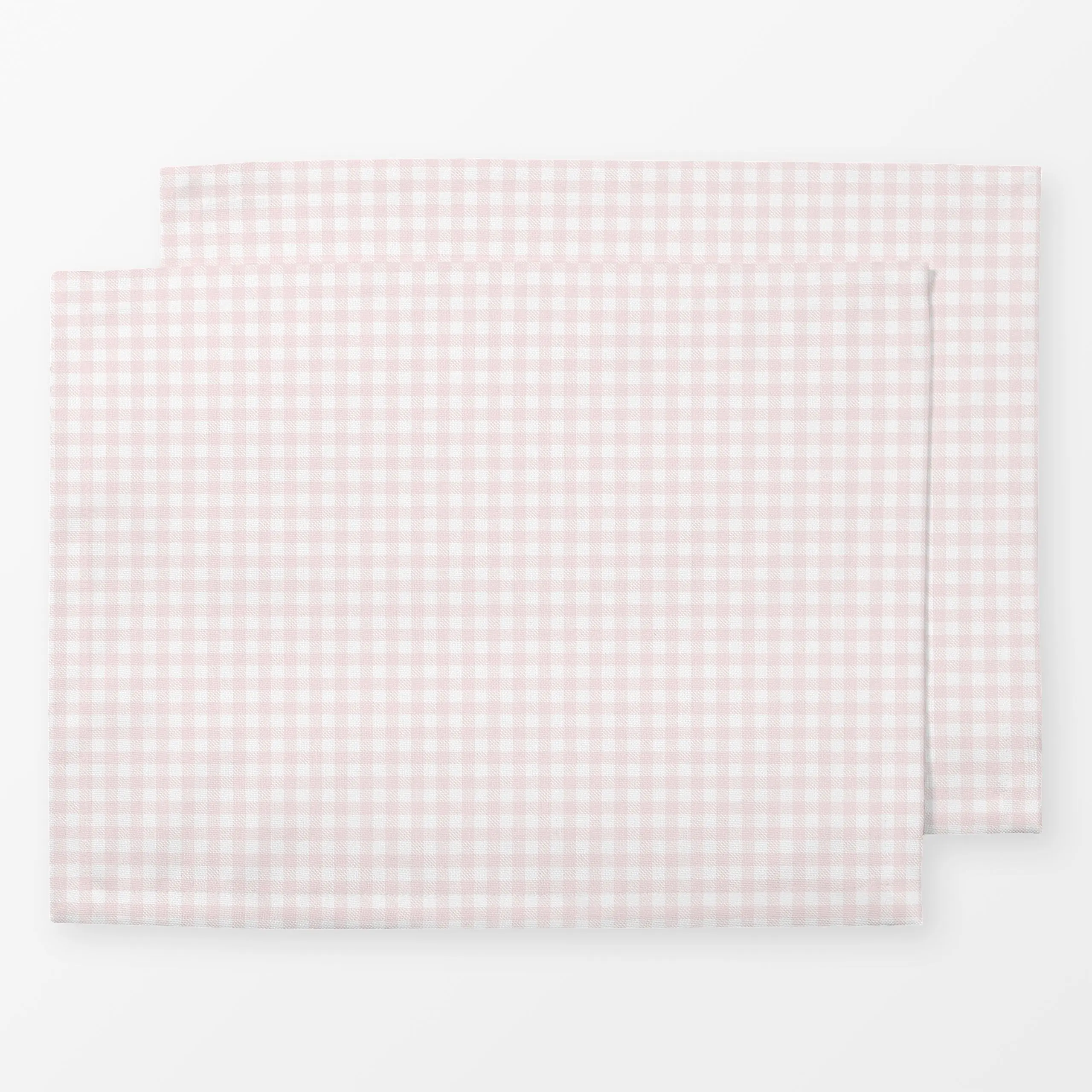 Tischset Vintage Rosa Weiß Karo, gemustert, Frühling, von Uta Naumann