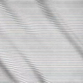 Meterware Streifen Graublau Hell