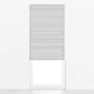 Raffrollo Streifen Graublau Hell