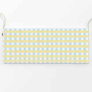 Bankauflage Summer to Fall Kariert Yellow