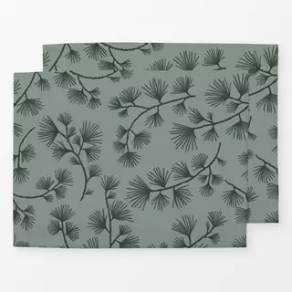 Tischset Tannenzweige Winter