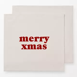 Servietten Merry Xmas