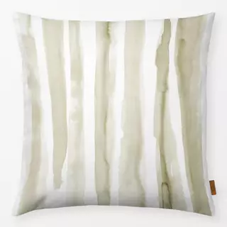 Kissen Light Olive Watercolor Strokes