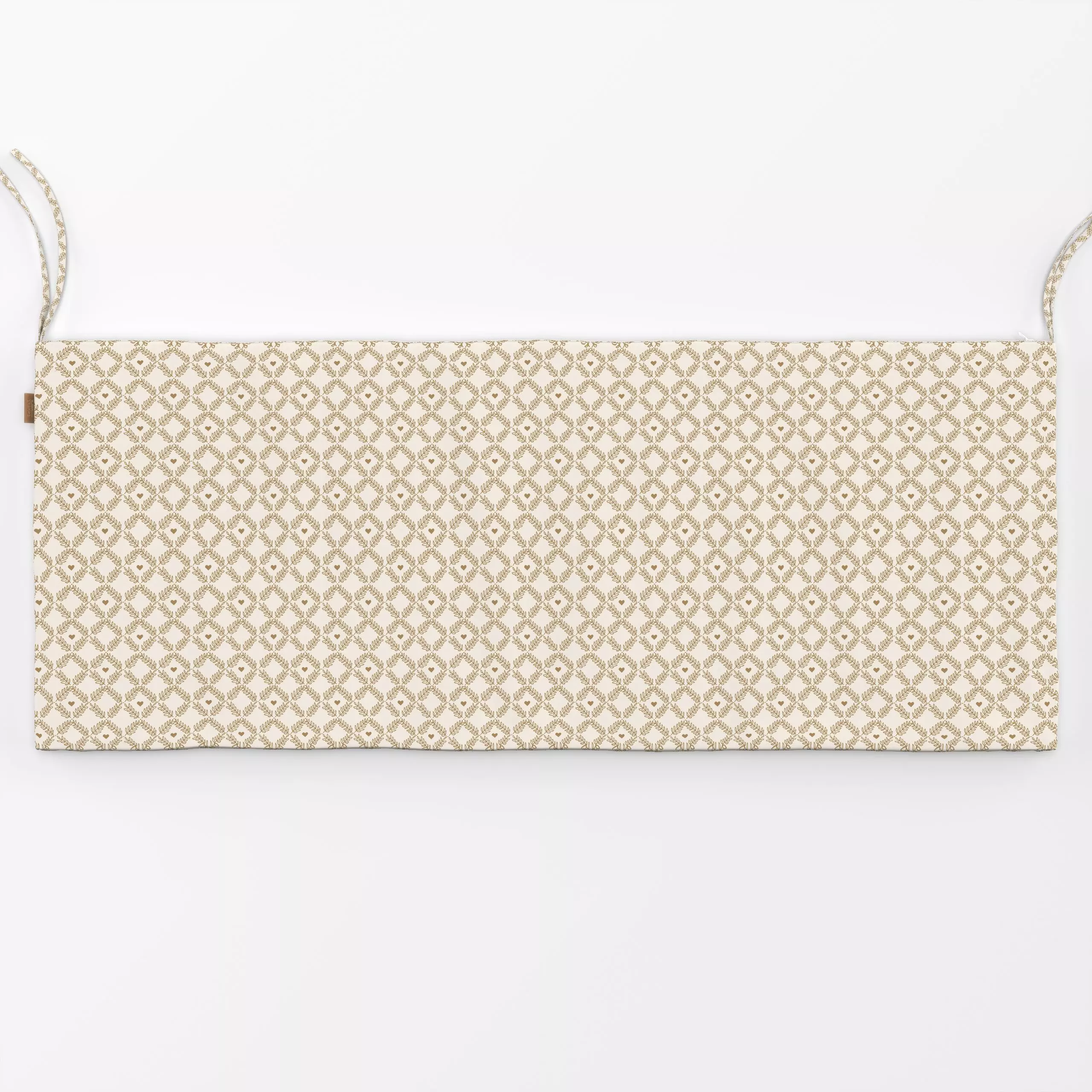 Bankauflage Christmas Grid - Blumen & Florales, Winter, Symbole & Muster - von „Fjord Studio"; Natur, skandinavisch, Blätter...