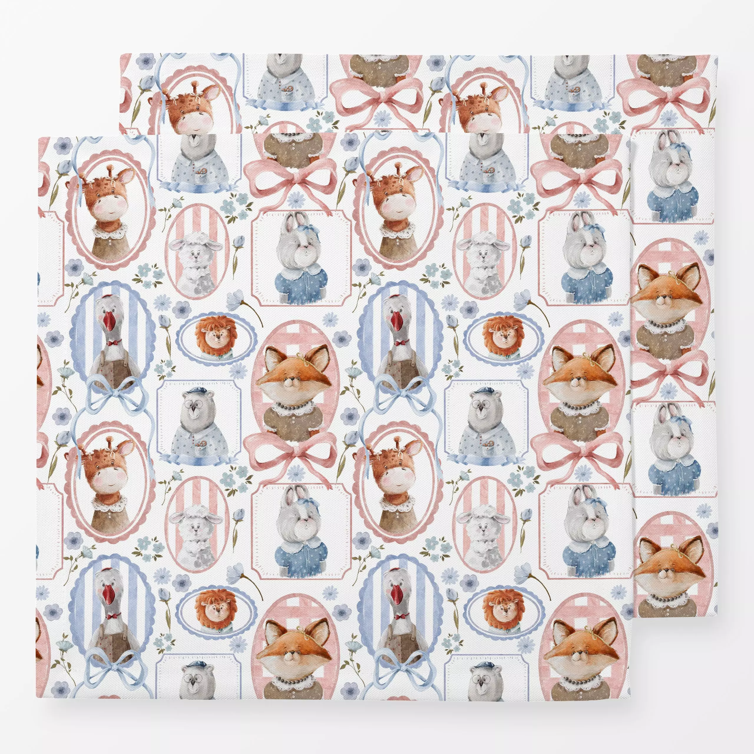 Servietten Wildlife Galerie Kindergarten - Kinderzimmer & Motive für Kinder, Tiere, Retro & Vintage - von „Uta Naumann"; Mus...