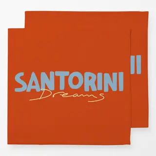 Servietten Santorini Dreams