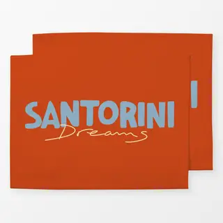 Tischset Santorini Dreams