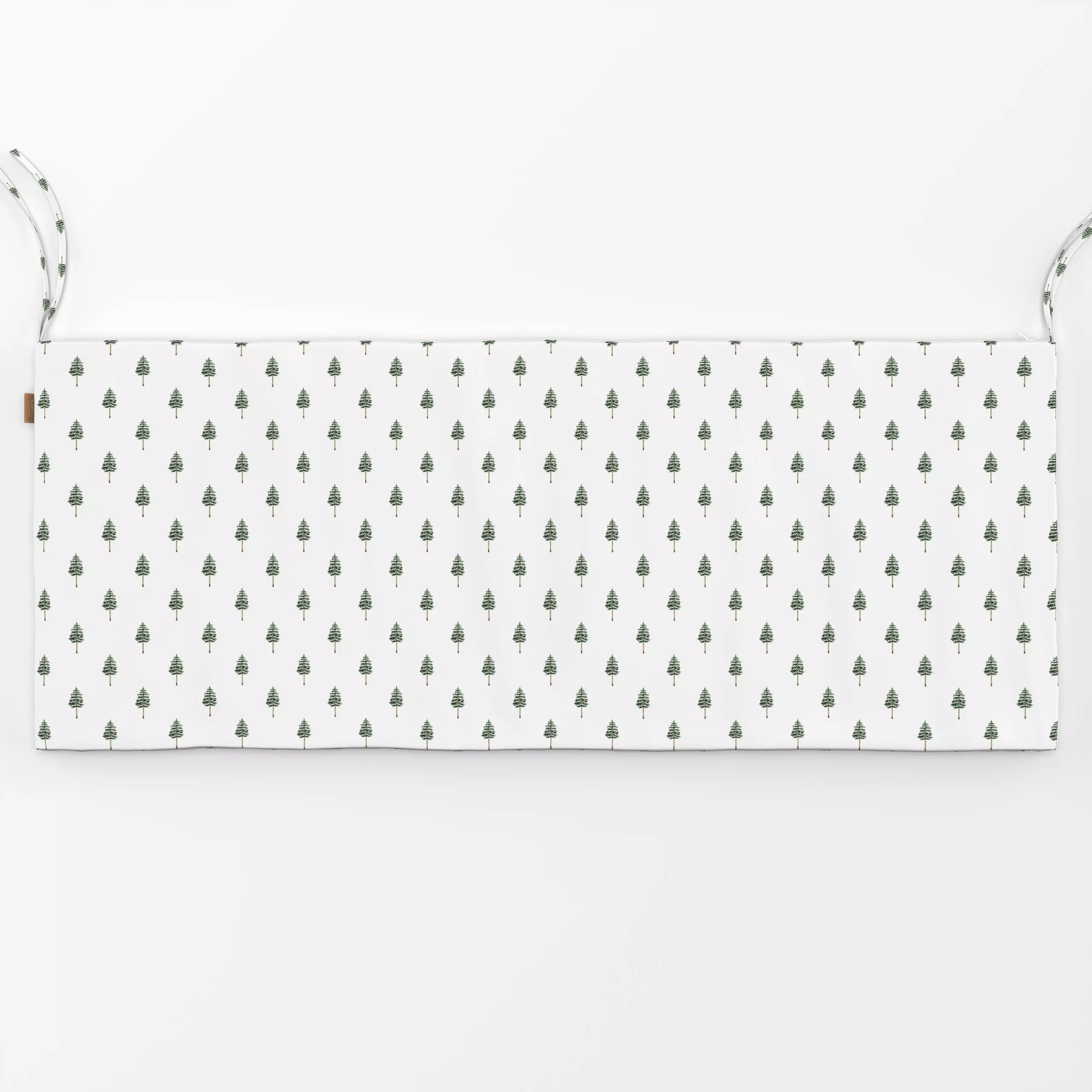 Bankauflage Tannenbäume Winterwald - Weihnachten, Winter, Symbole & Muster - von „Karen Menzenbach"; Natur, Bäume, Pflanzen,...