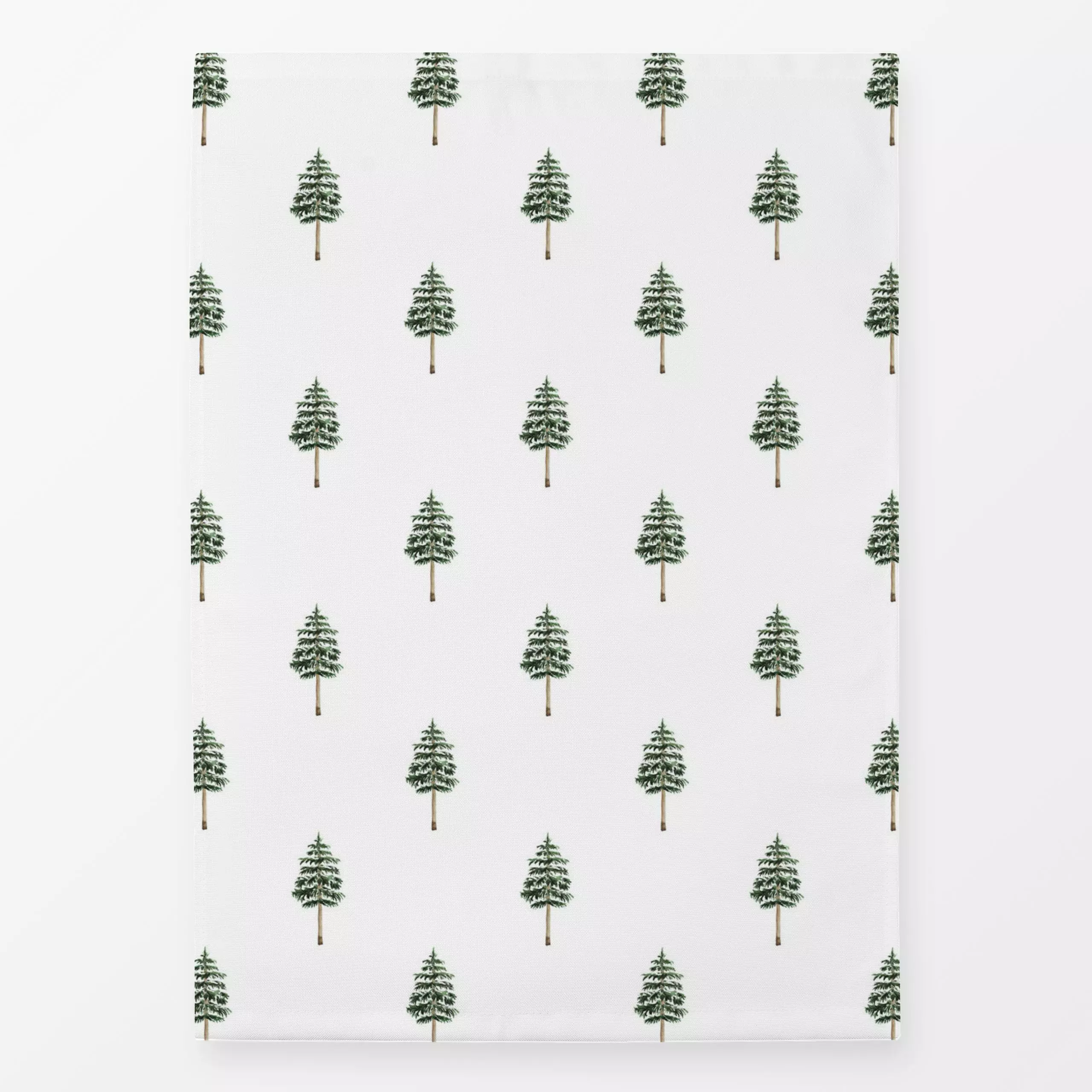 Geschirrtücher Tannenbäume Winterwald - Weihnachten, Winter, Symbole & Muster - von „Karen Menzenbach"; Natur, Bäume, Pflanz...