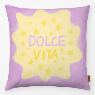 Kissen Dolce Vita Stern Gelb Lila