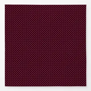 Tischdecke Polkadots Halbversatz Burgundy