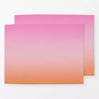 Tischset Sommer Verlauf pink orange