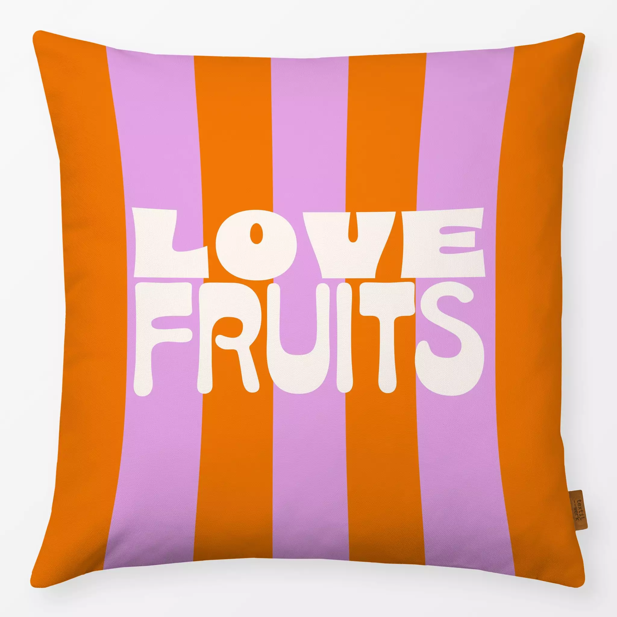 Kissen Kissen love fruits stripes