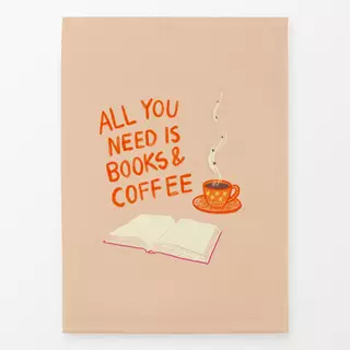 Geschirrtücher All you need is books & coffee