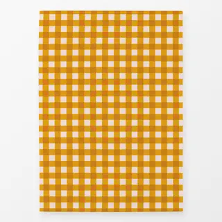 Geschirrtücher Plaid Gelb Rosa