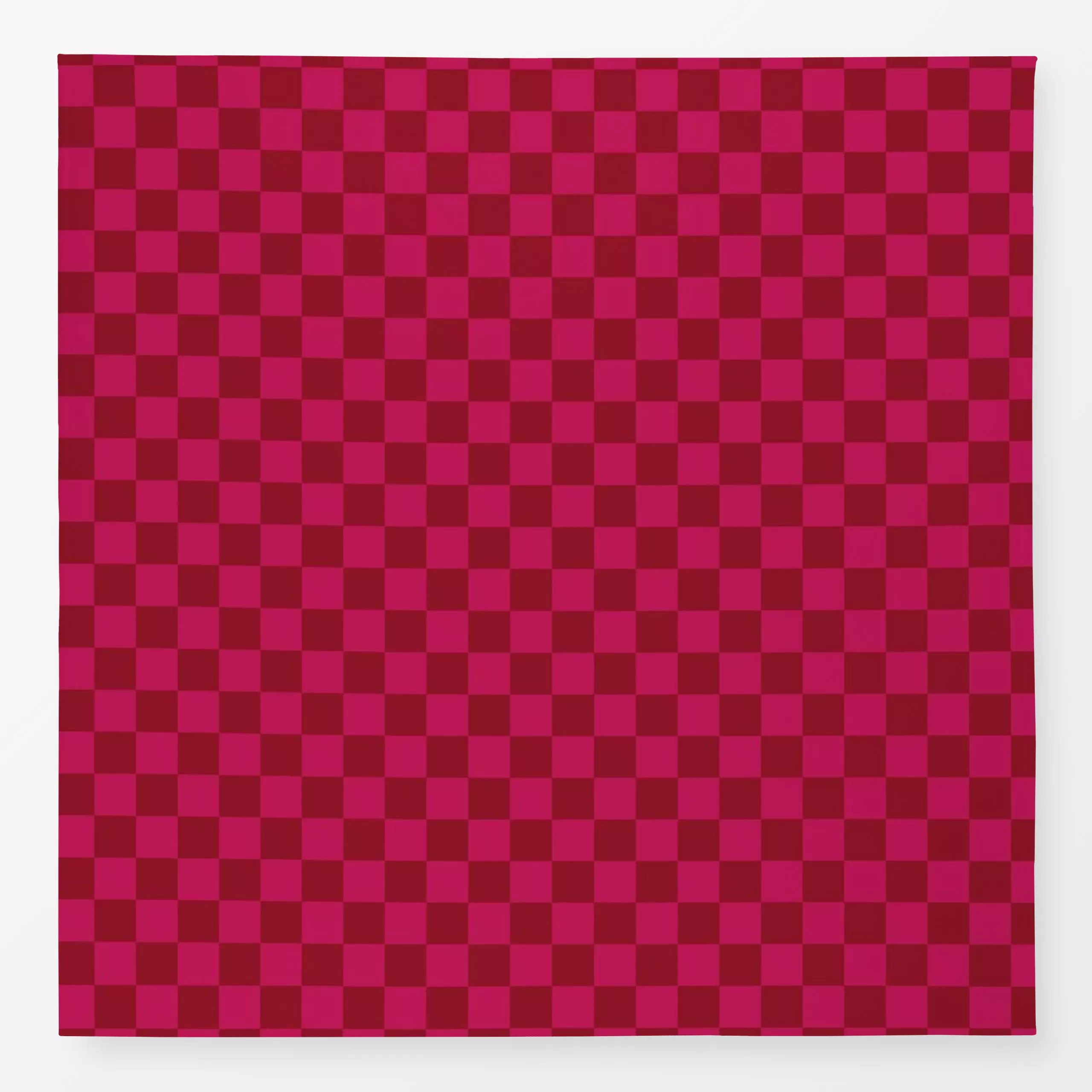 Tischdecke Schachbrett Pink, gemustert, von DEINKI Studio