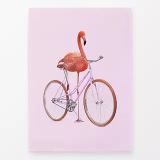 Geschirrtuch Flamingo Bike