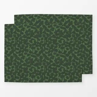 Tischset grüne Beeren