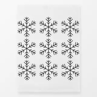 Geschirrtücher Weihnachtssterne schwarz